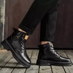 [라일리] Rly 빅사이즈 아웃솔 남성 2컬러 어반 가죽 워커