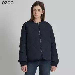 [오조크] 언발 라운드넥 패딩 점퍼