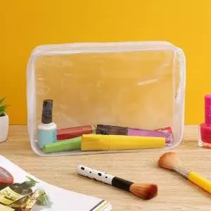 ( )클린 사각 투명 파우치 물놀이 수영가방