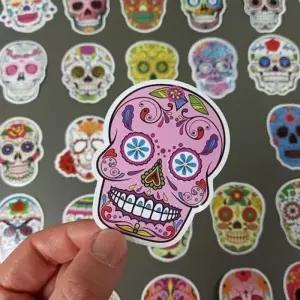 [라일리] Rly bns 다이어리 팬시 스티커 해골 할로윈 호러