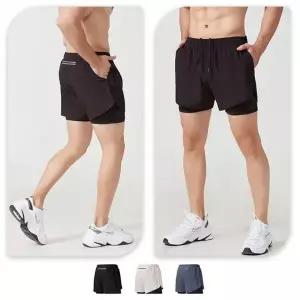 [골드스마일]여름용 남성 트레이닝 숏팬츠 운동복 일체형 헬스 반바지