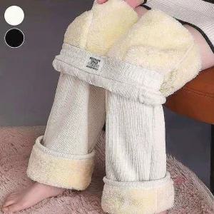 여자 코듀로이 겨울바지 일자핏 융털안감 기모팬츠abc038