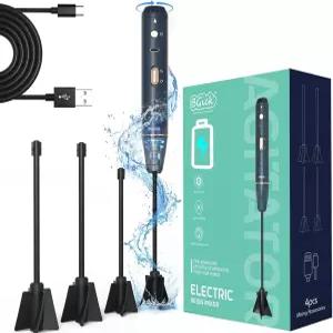 업그레이드된 레진 믹서 거품을 최소화한 휴대용 충전식 레진용 에폭시 실리콘 혼합 몰드 DIY 공예품(패들