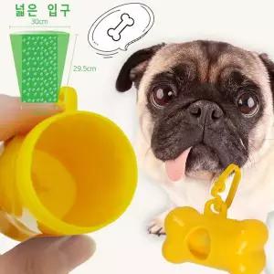 [콩심팥심]배변봉투 케이스세트 애견산책용 똥츄 풉백