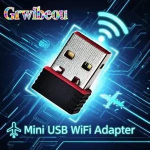 라스베리 파이 용 미니 소형 RTL8188 150Mbps USB WiFi 어댑터 데스크탑 노트북 PC Windows 용 무선 네트워