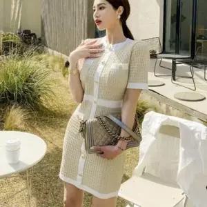 원피스 여자 프릴 행사 슬림라인 정장 미니 웨 WFLMUW6