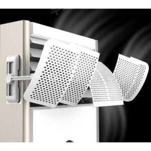 업소용 대형 스탠드 에어컨바람막이 가드 상아 바람방향 텔레스코픽 0x0x0cm 아이보리