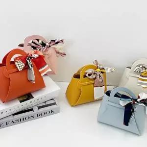 DIY 미니 가죽 가방 구디백 스카프 5p세트 소형