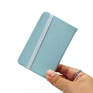 라이트 수첩 다이어리 미니 블루 메모 a7 밴딩