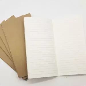 독서 메모 휴대용 크라프트 유선 미니 노트 수첩 105x190mm