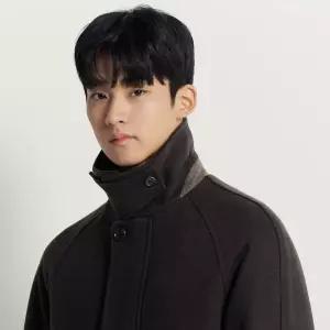 [백화점 정품] 빈폴 멘 [FW25]울 블렌드 숏 헌팅 코트 - 브라운 :BC5Y30C25D