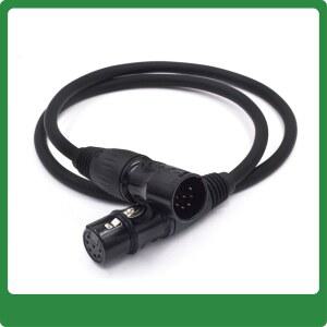 영상선 7핀 7P XLR 여성 남성 케이블 오디오