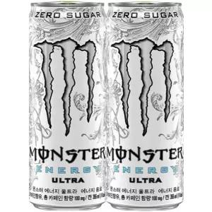몬스터 에너지 울트라, 355ml, 24캔/에너지음료/제로슈거/음료수/에너지드링