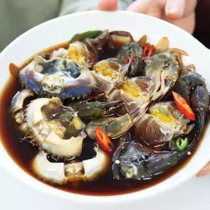 여수의 명물 맛있는 국내산 돌게장 간장게장 식사 정식 혼밥 즉석요리 중식 회식
