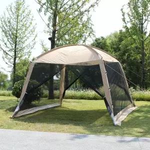 [에이치플러스몰]메쉬 스크린 텐트 휴대용 캠핑용 68인용 벌레차단텐트 모기장텐트