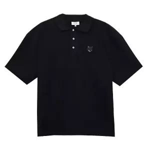 메종키츠네 볼드 폭스헤드 남성 폴로 반팔티셔츠 MM00202KJ7010 P199