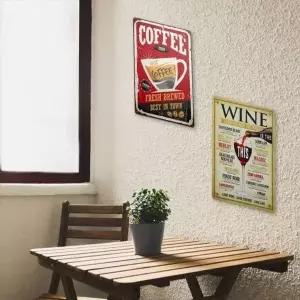 레드 IPC269L4 와인 데일리 철제 빈티지 클래식 액자 인테리어