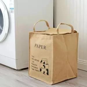 면마 PAPER 이동 바구니 재활용 분리수거함 가정 WFLPIG9