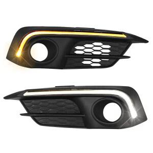 2016년형 2017년형 2018년형 혼다 시빅 세단 쿠페 2 4도어 LX EX 턴 시그널 포그 라이트 액세서리(CIVIC 2016-2018)의 안개등 주간 주행등 DRL