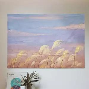 갈대유화캔버스포스터 EWV254U4 쓸쓸한 유화천액자 소형