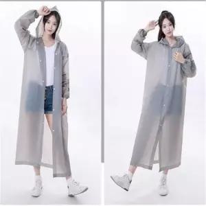 판쵸우의 똑딱이디테일 스타일리시한 가볍고편안 우비 레인코트