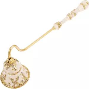 안전하게 화재를 진압할 수 있는 알리피스 빈티지 양초 소화기 스너퍼 6.9인치 앤티크 황동 캔들 커버 홈 D