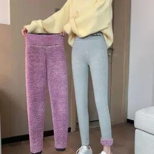 융털안감 하이웨스트 여자 따뜻한 쫄바지 기모레깅스 WFLQ8AO