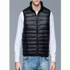 패딩조끼 남자 2컬러 데일리 이너 경량 겨울 레이어드 WFLQ8HP