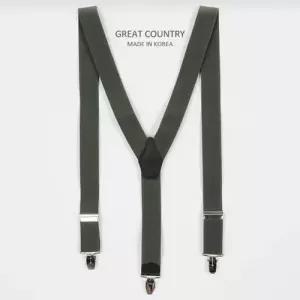 남자멜빵코디 정장멜빵 카키 남친룩필수템 패션멜 WFLQUBC