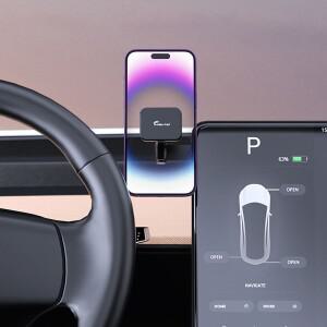 테슬라 모델 3 Y X  S용 범용 자석 자동차 휴대폰 거치대  대시보드 부착 마운트  네비게이션 스크린  걸이