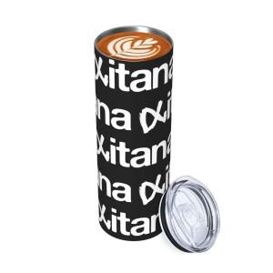 아이타나 스테인리스 스틸 텀블러 진공 단열 머그컵 보온/보냉 컵 뚜껑과 빨대 포함 20온스