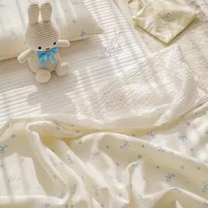 [포몽드] 생크림 모달 리플 아기블랭킷 여름 낮잠이불