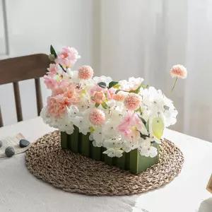 벚꽃 조화 화분 아네스 울타리 set 35cm 인테리어 봄 테이블 장식 소품 행사