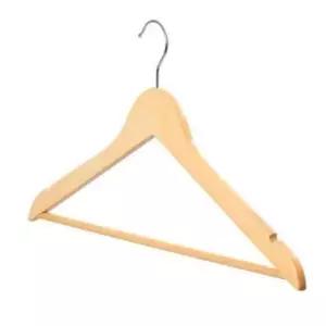 튼튼한 옷가게 논슬립 나무옷걸이 원목옷걸이 (WFKN1PL)