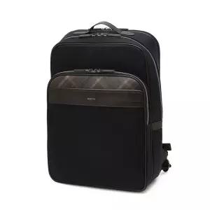 [헤지스]헤지스 브라운 체크배색 나일론 백팩 WUBA5E885W3