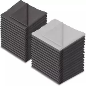 Xthel (30팩) 극세사 클리닝 천 안경 카메라 렌즈 물티슈 재사용 가능 보풀 없음 줄무늬 및 스크래치 없는