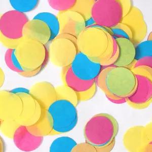 대용량 종이컨페티 2.5cm 200g 원형브라이트 꽃가루웨딩촬영 커웨딩 폭죽카드 결혼식 장미꽃잎 생일 플라워