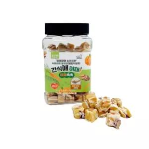 통간식 애야채 소프트 황태 큐브 200g X2개고양이 트릿 개간식 댕댕이 수제 영양 강아지식 칭찬 보상 반려