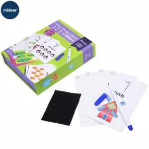 MIDEER 쓰고지우는 활동카드 숫자 (KMD1031)놀이 학습용