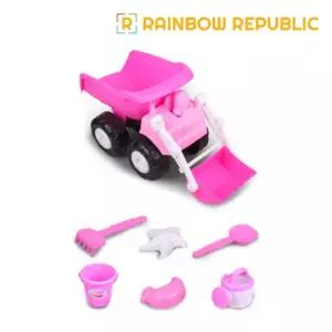 트럭불도저 모래놀이(핑크)도구 어린이장난감 아동 유아 완구