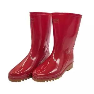 여자용 적색 방수 위생 다용도 주방용 반장화 다용도장화