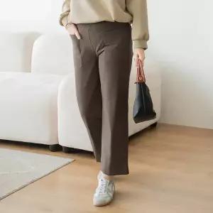 엄마옷 마담4060 팬츠 여성바지 데일리 빅포켓패딩와이드 -YPN2601028-