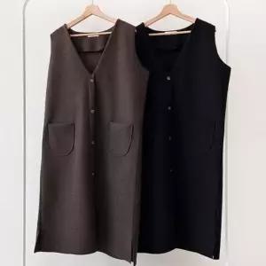 빅사이즈원피스 V584L601 브이카라포켓롱원피스 BS