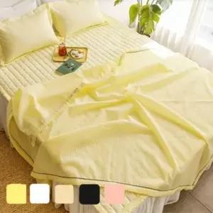 여름침구 시어서커 홑이불베개세트SS 플레인화이트 단품