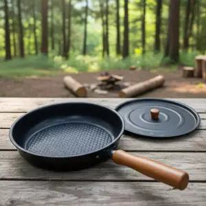 [KEEP]마운틴하이커 캠핑 블랙 모던 프라이팬 스텐 손잡이 분리 백패킹