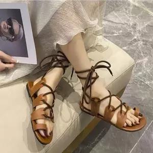 스트랩 얇은 끈 여자샌들 여름신발 샌들 2컬러 여성 WCE3856