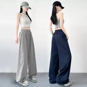 [하프클럽/셀러허브_여성트랜드패션]여자 하이웨이스트 루즈핏 밴딩 팬츠