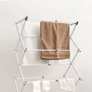길이조절 화이트 원룸용 소형 빨래건조대