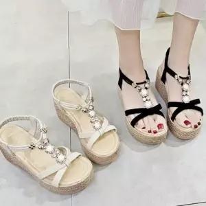 발목 데일리 데일리 구두 신발 클래식 여름 샌들힐 통 WFJ2WKA