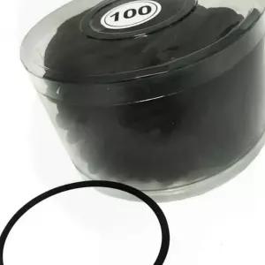 고무줄 헤어밴드 머리끈 블랙 고무줄 포인트 코사지 묶음용 100P